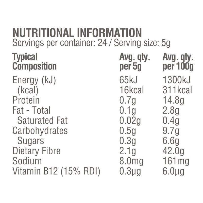 AMAZONIA RAW NUTRIENTS ORGANIC GREENS 120G