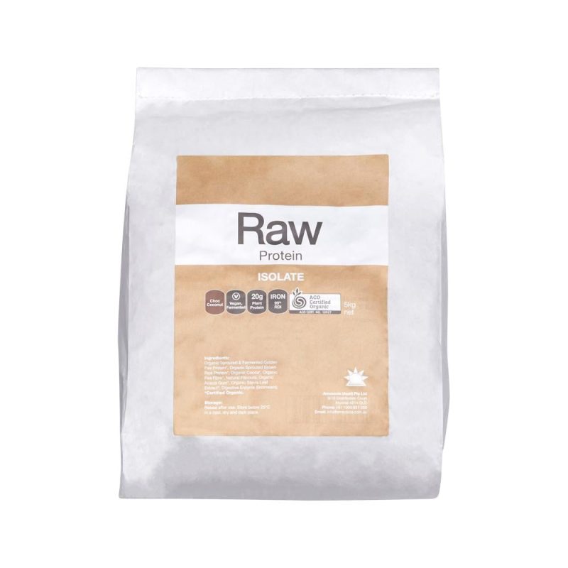 AMAZONIA RAW PROTEIN ORGANIC ISOLATE CHOC COCONUT 5KG