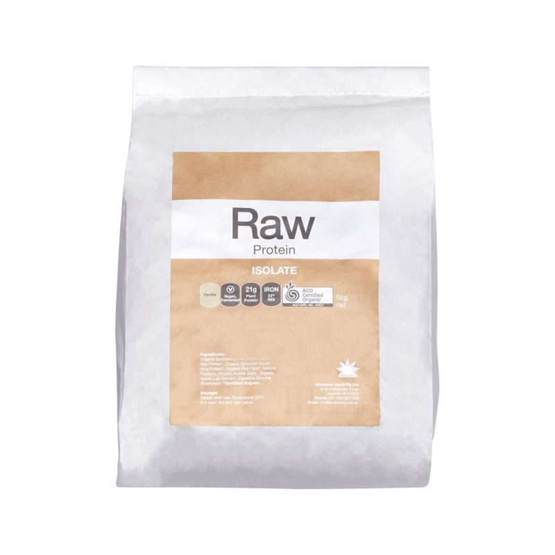 AMAZONIA RAW PROTEIN ORGANIC ISOLATE VANILLA 5KG