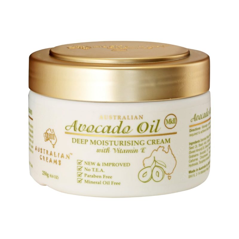 AUSTRALIAN CREAMS MKII AVOCADO OIL DEEP MOISTURISING CREAM WITH VITAMIN E