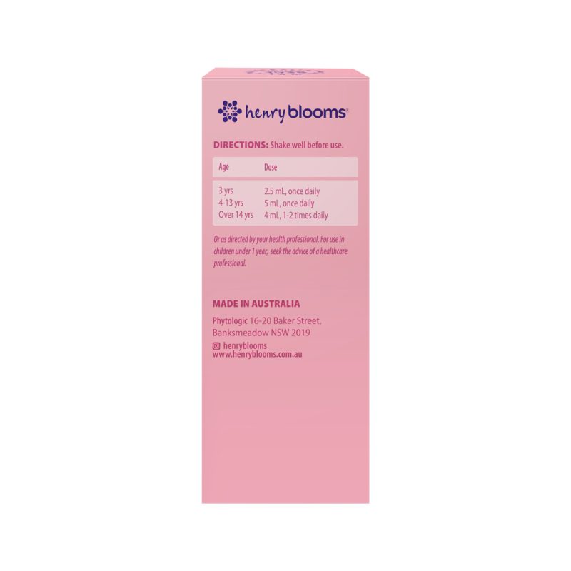 HENRY BLOOMS KIDS LIQUID MULTI-VITAMINS ORANGE 100ML