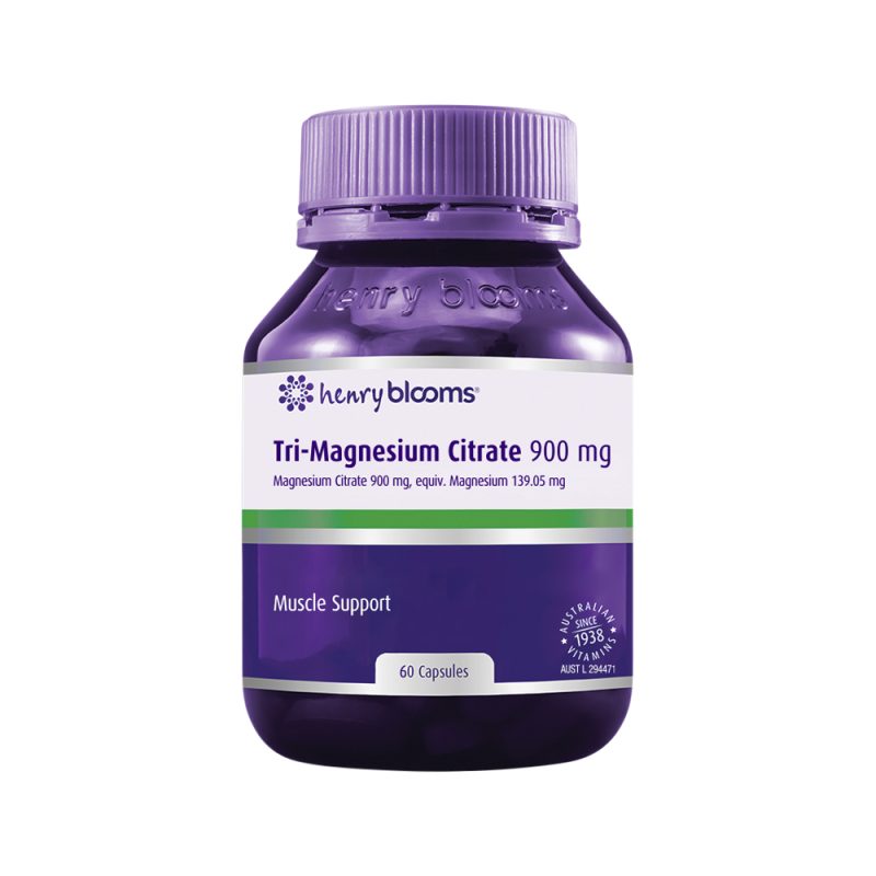 HENRY BLOOMS TRI-MAGNESIUM CITRATE 900MG 60C