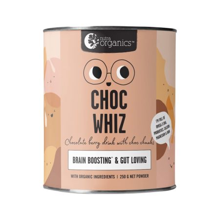 NUTRA ORGANICS CHOC WHIZ 250G