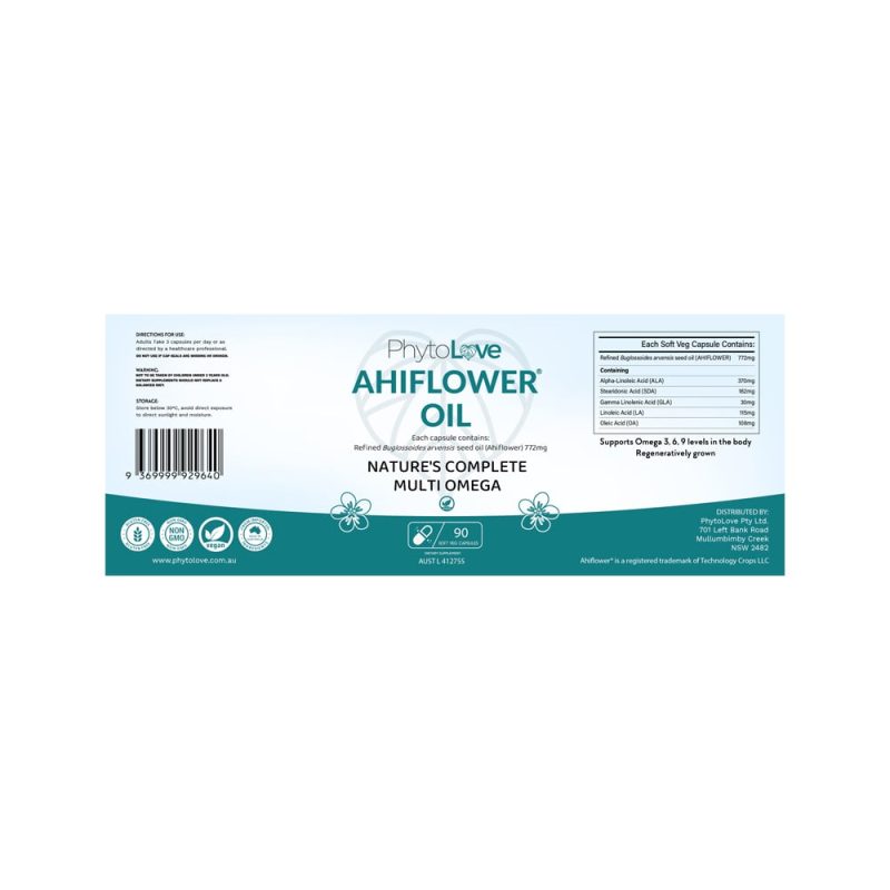 PHYTOLOVE AHIFLOWER OIL 90VC