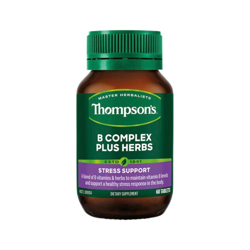 THOMPSONS B COMPLEX PLUS HERBS 60T