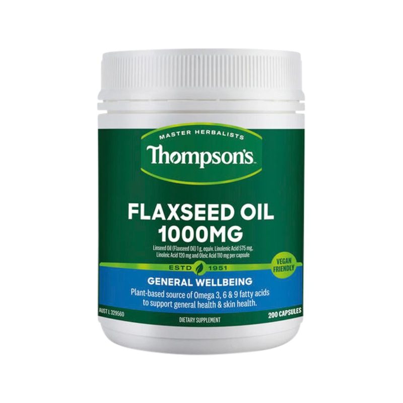 THOMPSONS FLAXSEED OIL 1000MG