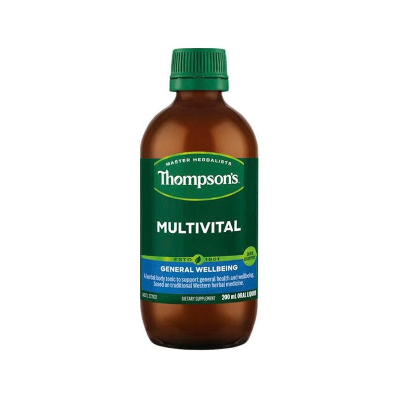 THOMPSONS MULTIVITAL ORAL LIQUID 200ML