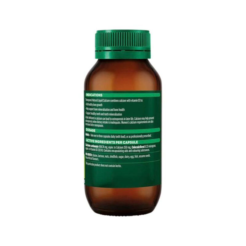 THOMPSONS NATURAL LIQUID CALCIUM 60C