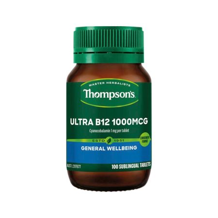 THOMPSONS ULTRA B12 1000MCG SUBLINGUAL 100T