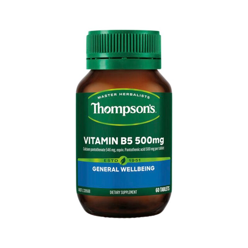 THOMPSONS VITAMIN B5 500MG 60T