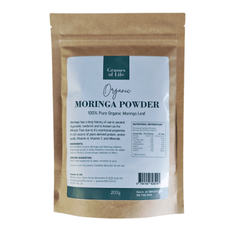 Grasses of Life Organic Moringa Powder