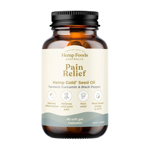 Hemp Foods Pain Relief (previously Hemp Seed Oil With Turmeric Capsules)