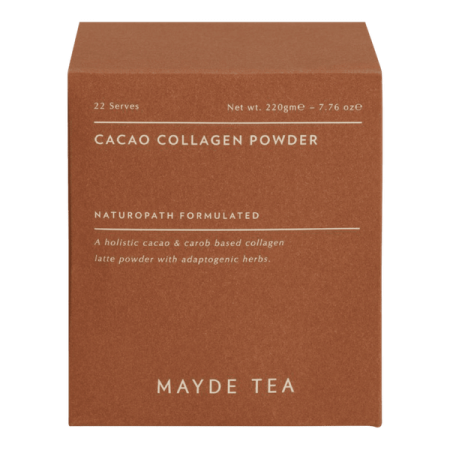 Mayde Tea Cacao Collagen Powder