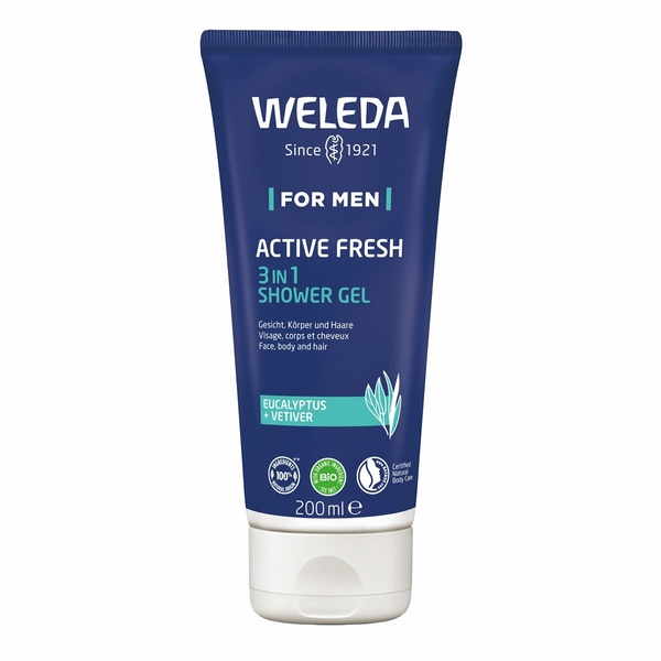 Weleda Men Active Fresh 3 In 1 Shower Gel (previously Men Active Fresh Shower Gel)