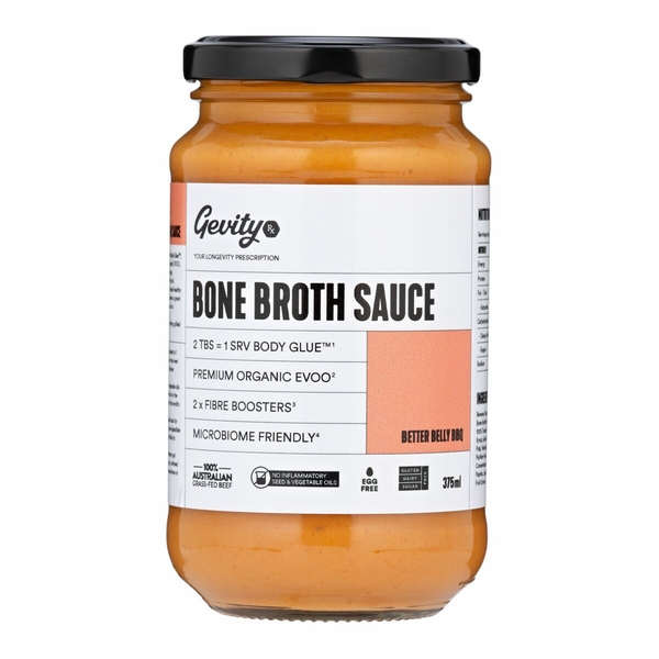 Gevity RX Bone Broth Sauce Gevity RX Bone Broth Sauce Better Belly BBQ 375 mL 1 Gevity RX Bone Broth Sauce