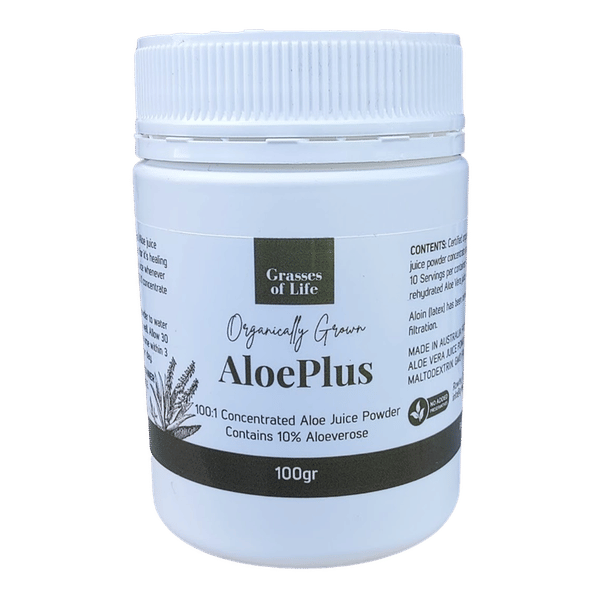 Grasses of Life AloePlus Grasses of Life Organic AloePlus 100g 1 Grasses of Life AloePlus