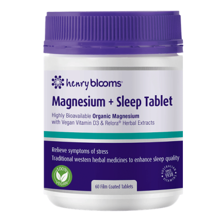 Henry Blooms Magnesium + Sleep Tablet
