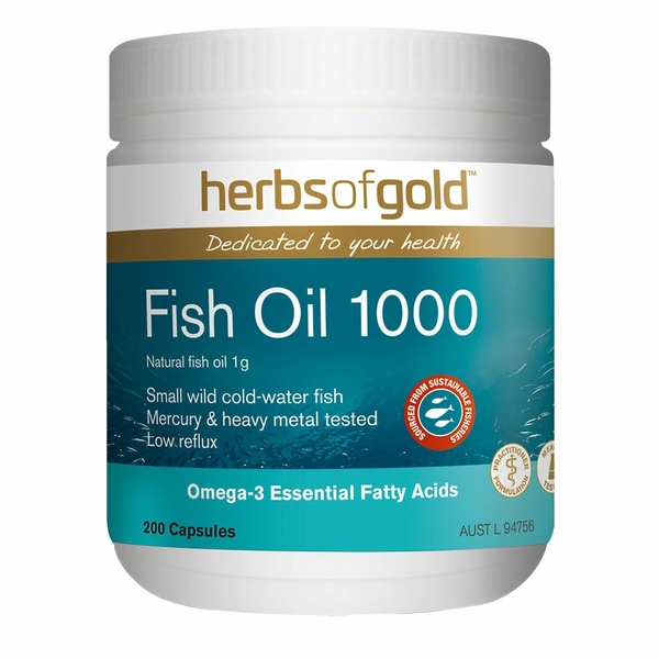 Herbs of Gold Fish Oil 1000 Herbs Of Gold Fish Oil 200 caps 1 Herbs of Gold Fish Oil 1000
