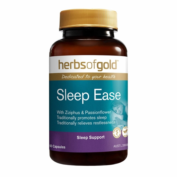 Herbs of Gold Sleep Ease Herbs Of Gold Sleep Ease 60 Caps Herbs of Gold Sleep Ease