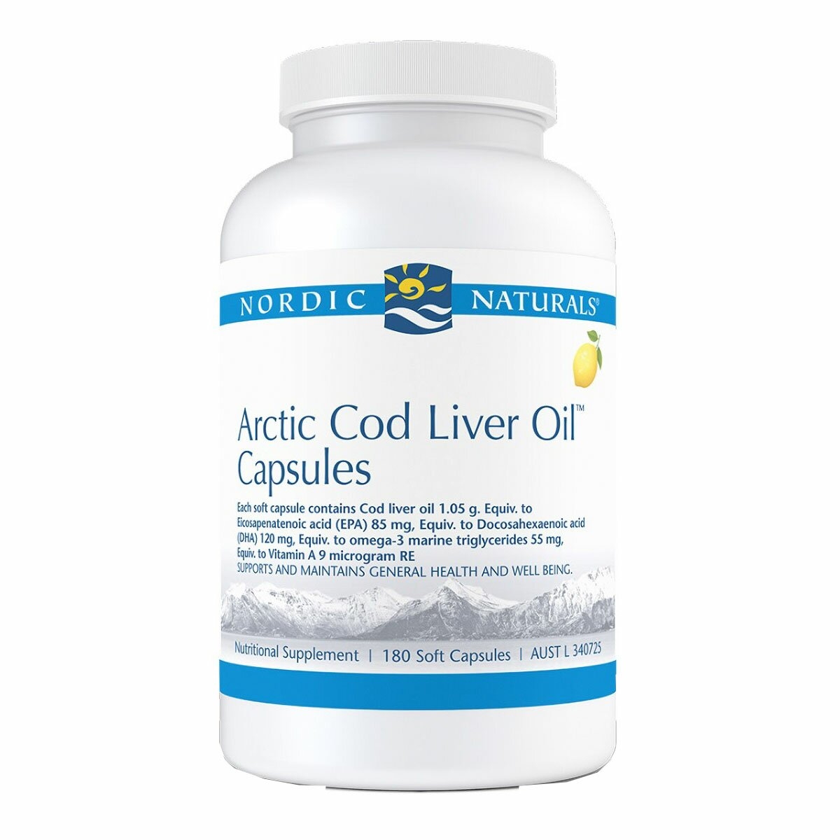 Nordic Naturals Arctic Cod Liver Oil Capsules | NutritionMarket