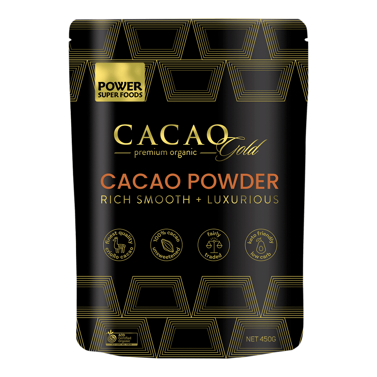 Power Super Foods Cacao Gold Organic Cacao Powder Power Super Foods Cacao Gold Organic Cacao Powder 450g Power Super Foods Cacao Gold Organic Cacao Powder