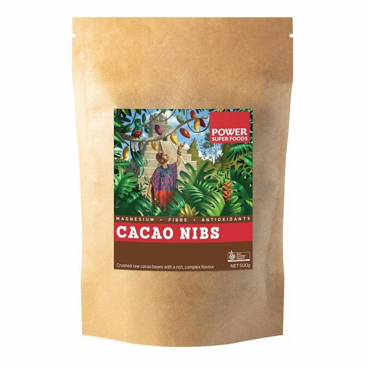 Power Super Foods Cacao Nibs Power Super Foods Cacao Nibs 500 g Power Super Foods Cacao Nibs