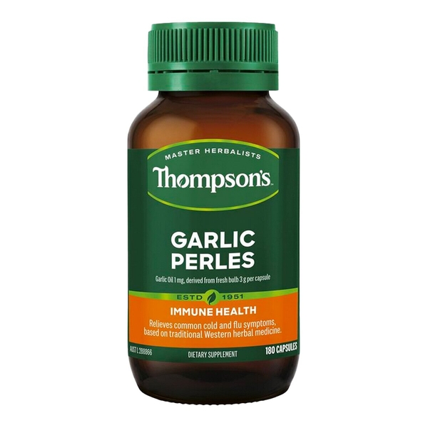 Thompson's Garlic Perles Thompsons Garlic Perles 180 capsules Thompson's Garlic Perles