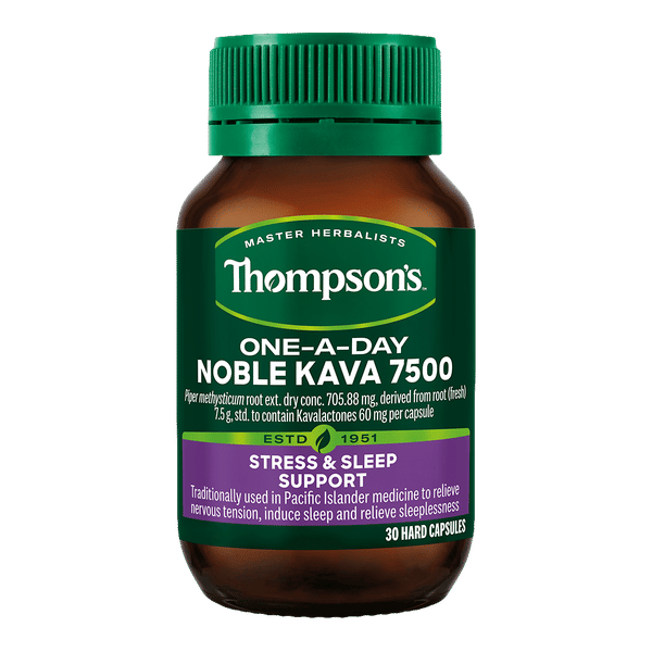 Thompson's One-A-Day Noble Kava 7500 Thompsons One a day Noble Kava 7500 30 Caps 1 1 Thompson's One-A-Day Noble Kava 7500