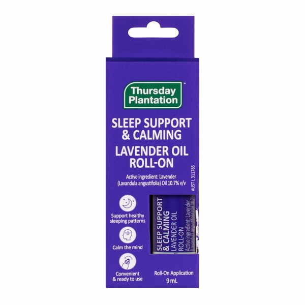 Thursday Plantation Lavender Oil Sleep Support Roll-On Thursday Plantation Lavender Oil Sleep Support Roll On 9ml Thursday Plantation Lavender Oil Sleep Support Roll-On