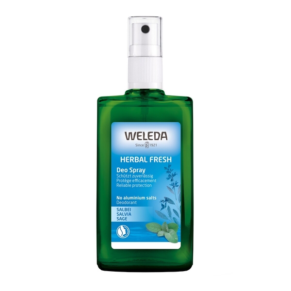 Weleda Sage Herbal Fresh Deo Spray Weleda Sage Herbal Fresh Deo Spray 100 mL 1 Weleda Sage Herbal Fresh Deo Spray