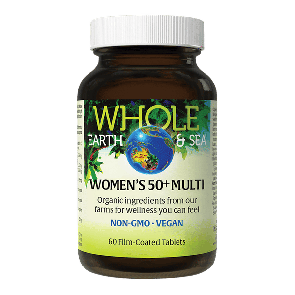 Whole Earth & Sea Women's 50+ Multi Whole Earth Sea Womens 50 Multi 60 Tablets 1 Whole Earth & Sea Women's 50+ Multi